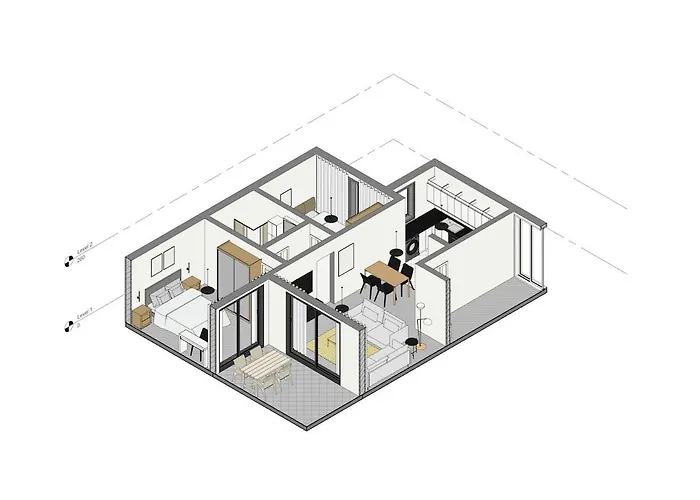 Lejlighed Center 2 Bedroom Calm Modern Upstairs Flat - Yeni Dunya *