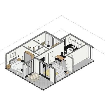 דירה Center 2 Bedroom Calm Modern Upstairs Flat - Yeni Duenya *